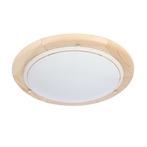 1030 LOFTSLAMPE PLAFON40 TRÆ STANDARD 2X60W E27 FYR