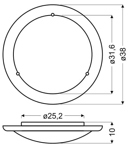 1030 LOFTSLAMPE PLAFON40 TRÆ STANDARD 2X60W E27 FYR
