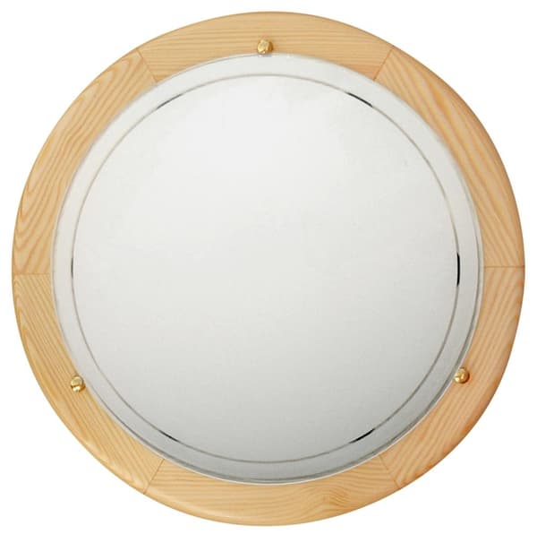 1030 LOFTSLAMPE PLAFON40 TRÆ STANDARD 2X60W E27 FYR
