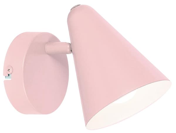 AMOR VÄGGLAMPA 1X40W E14 LJUSROSA