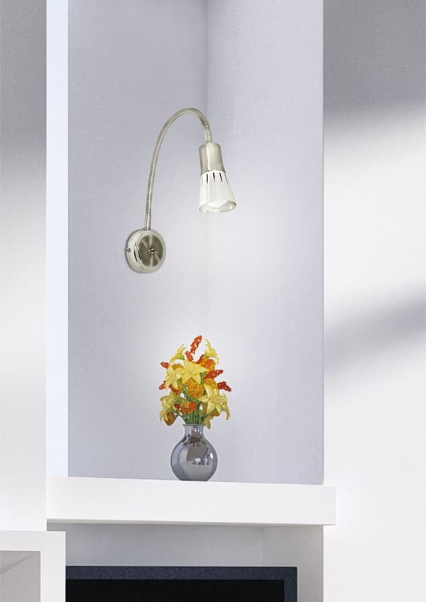 ARENA LAMPE VÆGLAMPE ARM 1*40W R50 E14 MAT NIKKEL