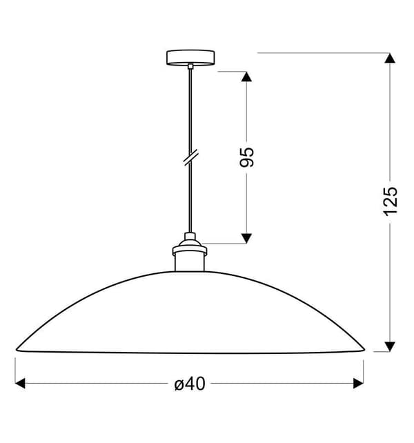 DEXTER HÆNGELAMPE 1X60W E27
