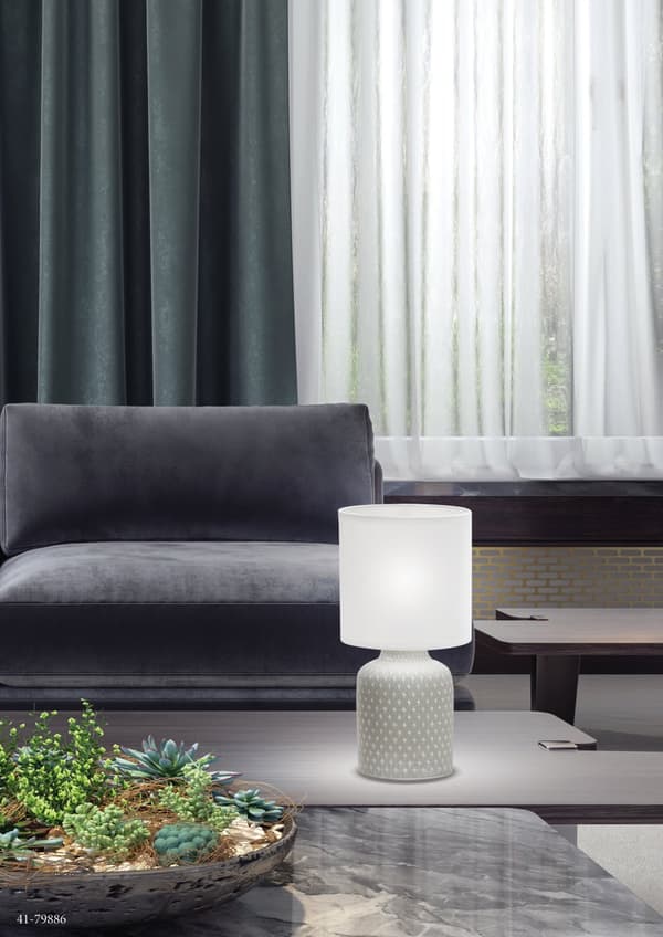 INNER KONTORLAMPE 1X40W E14 GRÅ