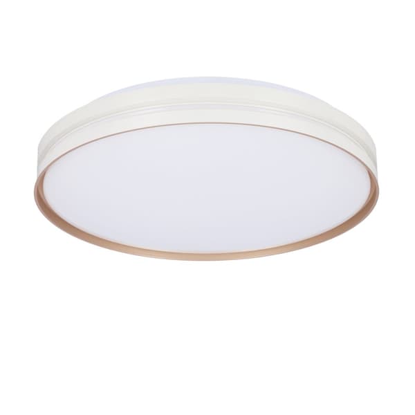 MONTANA LOFTSLAMPE HVID+GULD 24W LED 40 CM HVID LAMPE