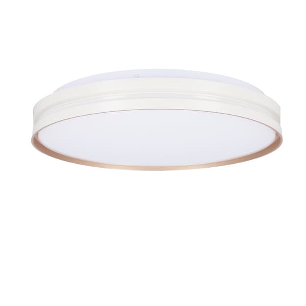 MONTANA LOFTSLAMPE HVID+GULD 24W LED 40 CM HVID LAMPE