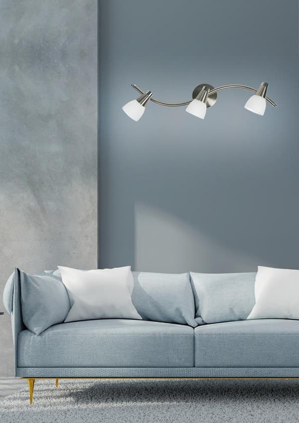 SELIA TAKLAMPSREM 3X40W G9 MATT NICKEL/VIT KROM (BŻ)