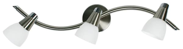 SELIA LOFTSLAMPE STRIP 3X40W G9 MAT NIKKEL/HVID KROM (BŻ)