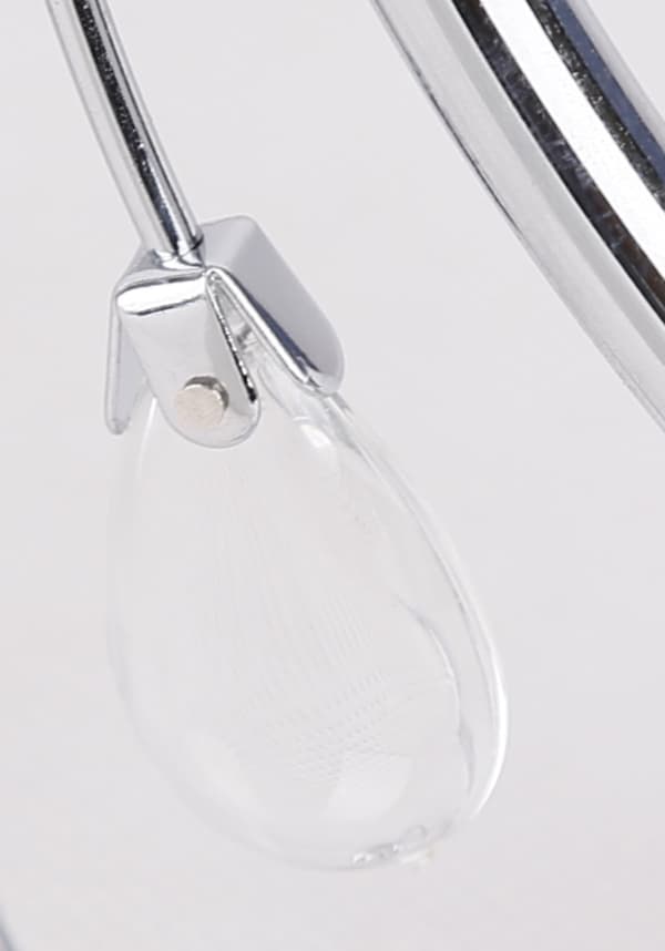 SIMPLI HÆNGELAMPE 3*40W E27 KROM MED KRYSTAL + LAMPE MED REMM