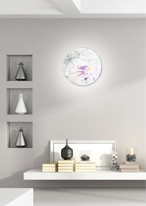 FJEDER LOFTSLAMPE PLAFON 40 2X60W E27 LILLA