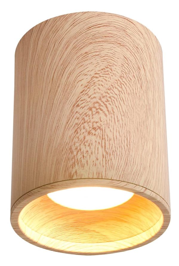 TUBA LOFTSLAMPE 1X15W GU10 7,9/10 TRÆ