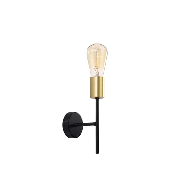 Crespilo vägglampa svart 1x40 e27