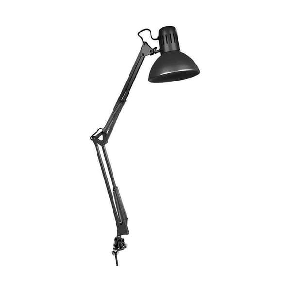 Skrivebordslampe EDM 30081 Melbourne Sort Metal 60 W 24 x 98 cm E27 Flexo/skrivebordslampe
