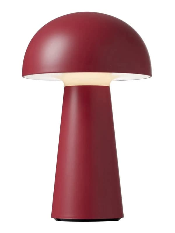 Nielsen Light Move Me uppladdningsbar bordslampa - vinröd