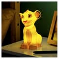 Miniatyrbild 3 av 3: Paladone Simba 3D-formad lampa - officiellt licensierad The Lion King Product, Disney Night Light för nattduksbord eller