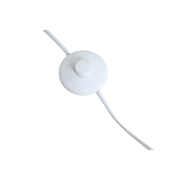 Gulvlampe Home ESPRIT Hvid Natur 50 W 220 V 126 x 40 x 193 cm