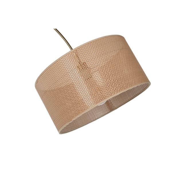 Gulvlampe Home ESPRIT Hvid Natur 50 W 220 V 126 x 40 x 193 cm
