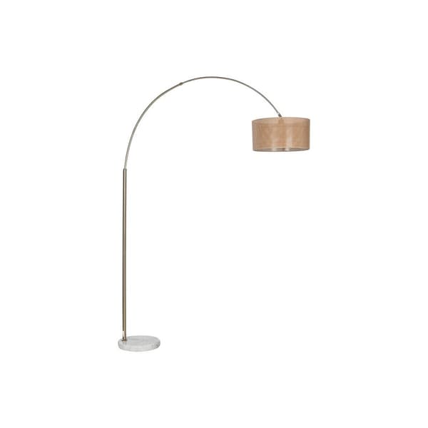 Gulvlampe Home ESPRIT Hvid Natur 50 W 220 V 126 x 40 x 193 cm