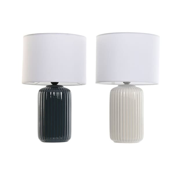 Bordslampa Home ESPRIT Keramik 28 x 28 x 47 cm (2 antal)