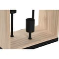 Miniatyrbilde 3 av 5: Bordlampe Home ESPRIT Brun Svart Naturell Tre Jern Furutre 50 W 220 V 30 x 16 x 50 cm