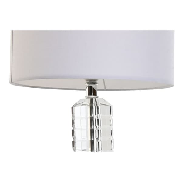 Pöytälamppu Home ESPRIT Valkoinen Kristalli 50 W 220 V 25 x 25 x 42 cm