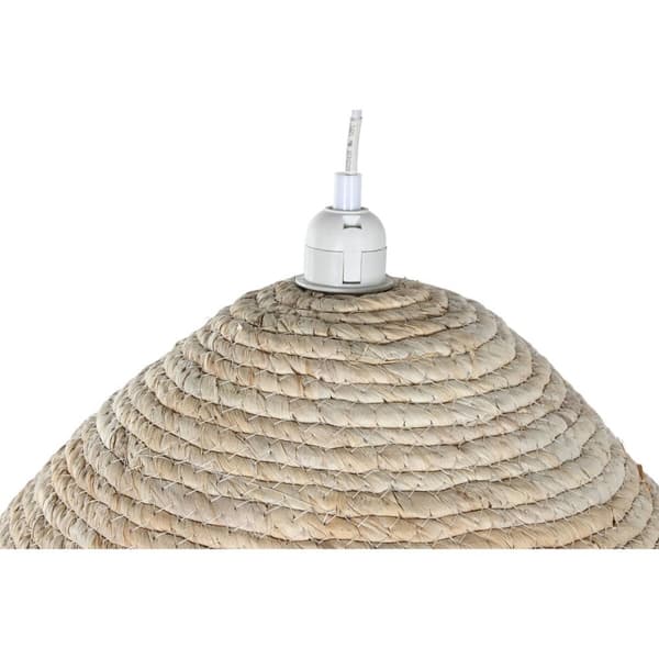 Kattolamppu Home ESPRIT Ruskea Luonnollinen 50 W 38 x 38 x 28 cm