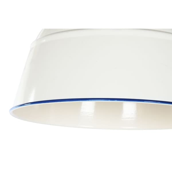 Kattolamppu Home ESPRIT Sininen Valkoinen Metalli 50 W 32,5 x 32,5 x 30 cm