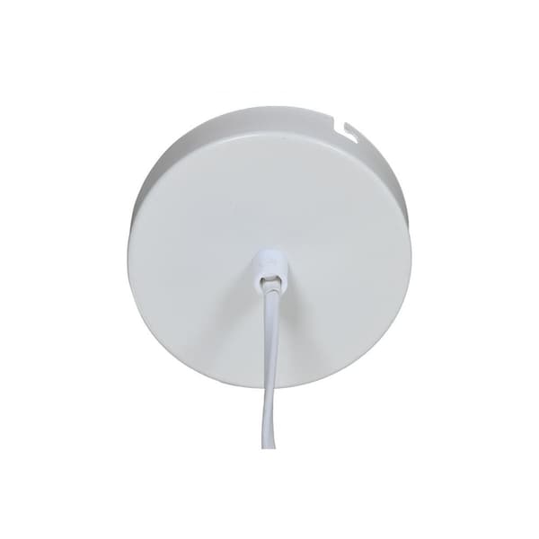 Loftslampe Home ESPRIT Hvid Gylden Metal 50 W 36 x 36 x 22 cm