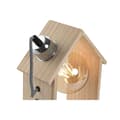 Miniatyrbild 2 av 4: Bordslampa Home ESPRIT Brun Silvrig Naturell Trä Furu 50 W 220 V 18 x 10 x 25 cm