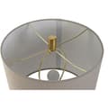 Miniatyrbillede 3 af 5: Bordlampe Home ESPRIT Hvid Hør Stentøj 30 x 30 x 64 cm