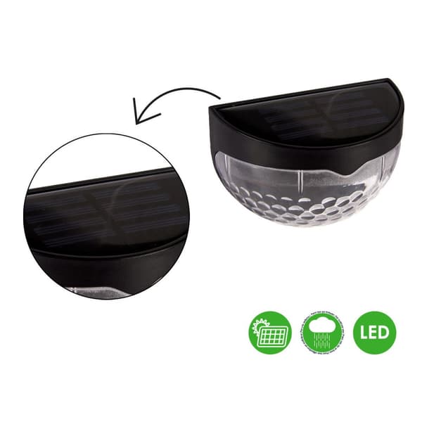 Solcellelampe Ibergarden SG003 Svart 5 x 65 x 9 cm