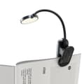 Miniatyrbillede 3 af 6: Mini LED skærm læselampe med clips, grå