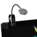 Miniatyrbillede 4 af 6: Mini LED skærm læselampe med clips, grå