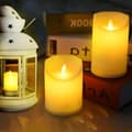Miniatyrbilde 11 av 11: INF LED-stearinlys, oppladbare batteridrevne lys med fjernkontroll