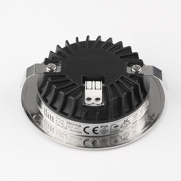 Alice 12V Infälld downlight 3000K IP44 340lm Borstad stål 1-pack