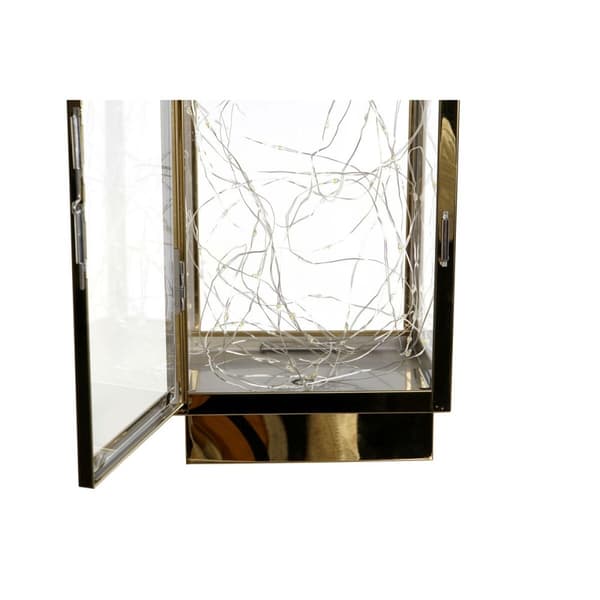 Lykta DKD Home Decor Gyllene Rostfritt stål 15 x 14 x 36 cm