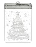 Miniatyrbilde 4 av 5: Farget glass LED 3D- juletre