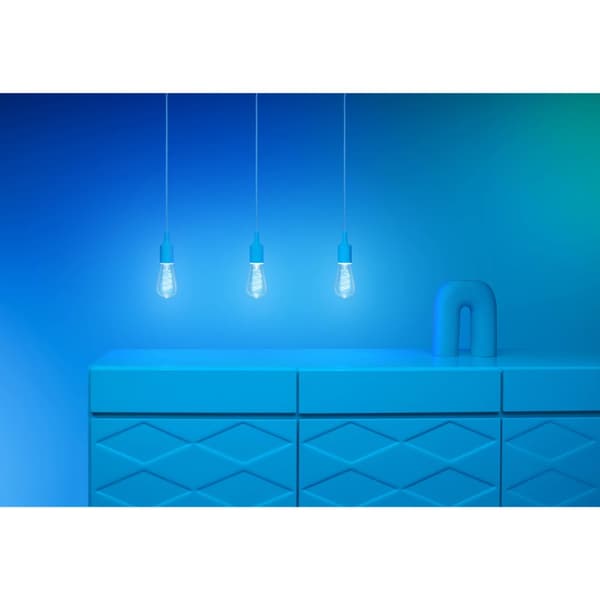 WiFi Smart LED E27 ST64 40W Filament Färg + Varm-kallvit 470lm