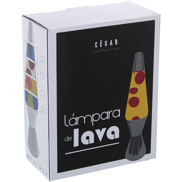 Lava Lampe Alexandra House Living Gul Pink Metal 9 x 37 x 9 cm