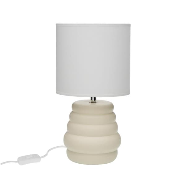 Bordslampa Versa Beige Keramik 40 W 17 x 32,2 cm