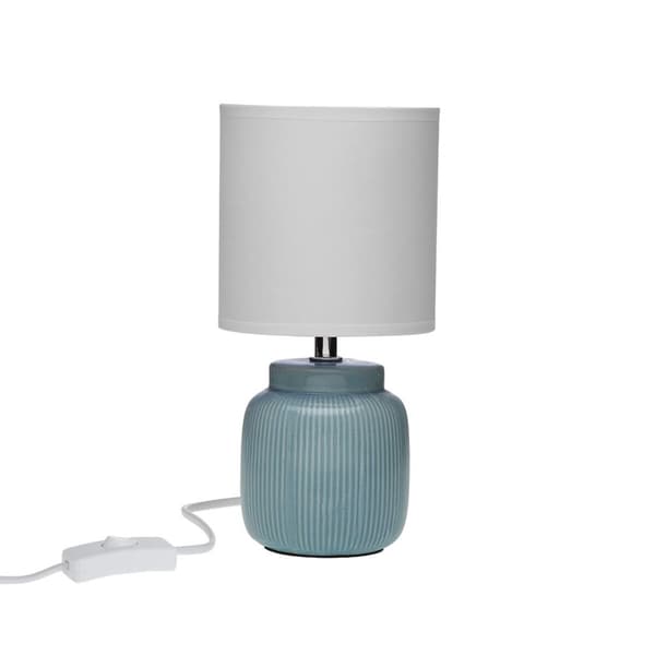 Bordslampa Versa Vesta Blå Keramik 13 x 26 x 10 cm