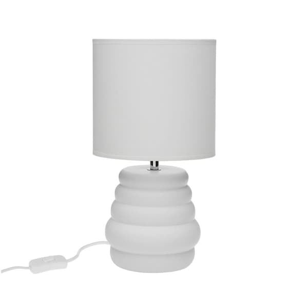 Bordslampa Versa Vit Keramik 40 W 17 x 32,2 cm