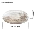 Miniatyrbillede 7 af 9: Activejet LED loftplafond AJE-MOON 24W