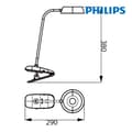 Miniatyrbild 5 av 7: Bordslampa Philips Lámpara de mesa Rosa 3 W
