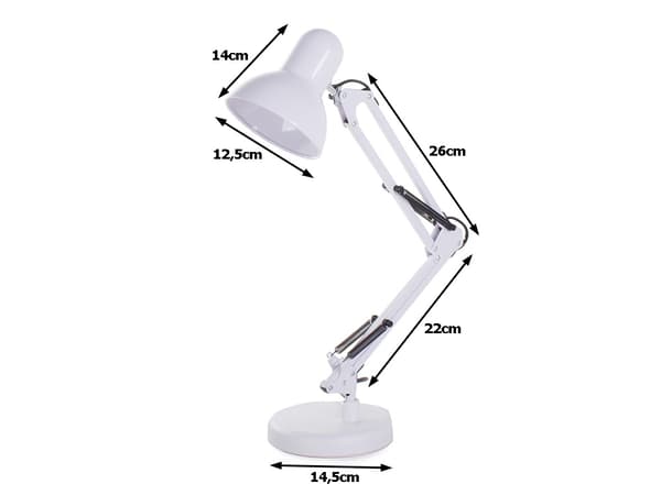 Skrivbordslampa med Arm - LED Bordslampa