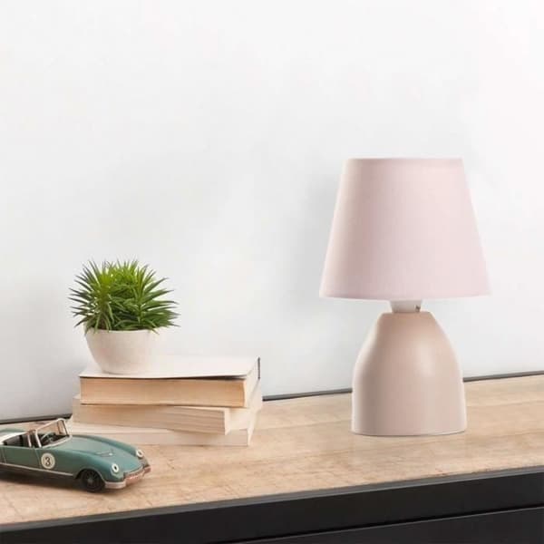 Onli NANO Bordslampa Med Rund Konisk Skärm Rosa