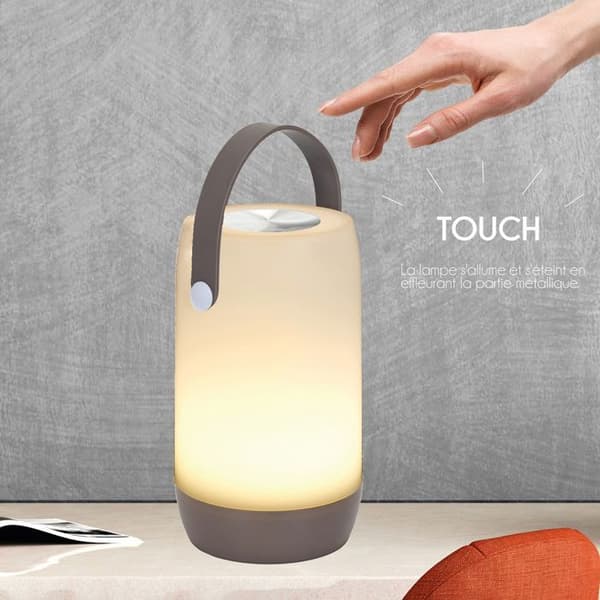 Nomadic touch lampa - Home Deco Factory - Taupe - LED - Touch - 19x10,5x10,5cm