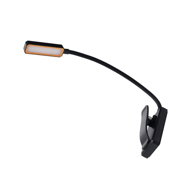 INF Bøjelig læselampe med clips - 10 LED-pærer 0