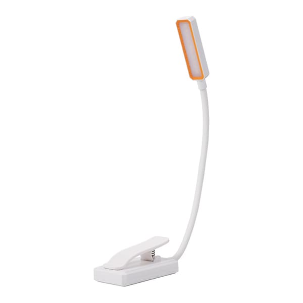 INF Bøjelig læselampe med clips - 10 LED-pærer 0