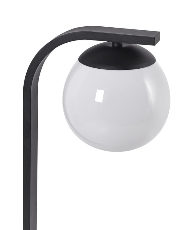 Pollarlampa Svart Aluminium 105 cm Stiglampa Utomhus Trädgårdsbelysning Modern Design