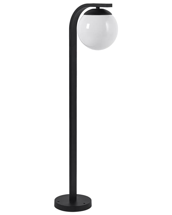 Pollarlampa Svart Aluminium 105 cm Stiglampa Utomhus Trädgårdsbelysning Modern Design